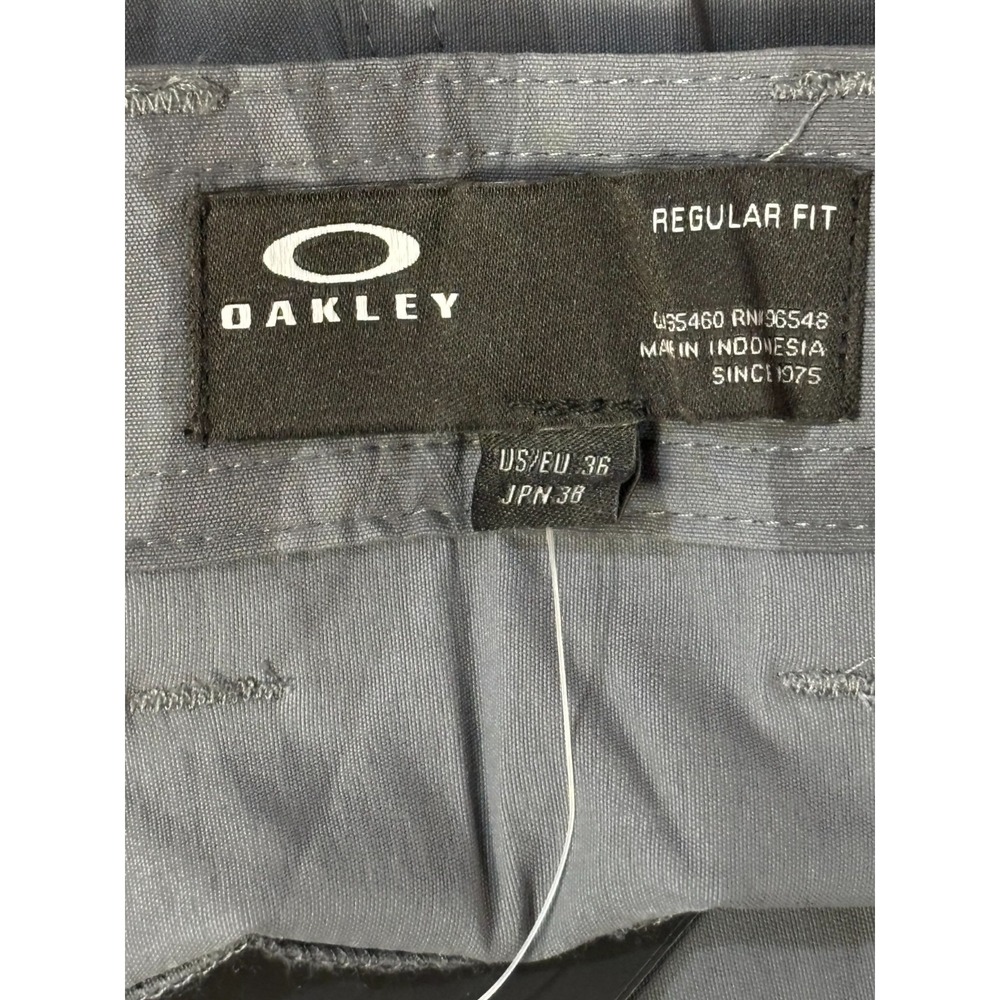 Oakley Golf Transition Ransom Short Mens Collage Uniform Gray Regular Fit 36 NWT - Picture 5 of 9